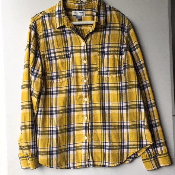 Yellow And White Plaid Shirt Shop, 54 